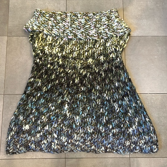 Free People Sweaters - Free People Cowl Neck Hand Knit Vintage Sweater